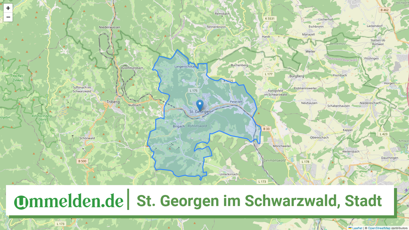 083260052052 St. Georgen im Schwarzwald Stadt