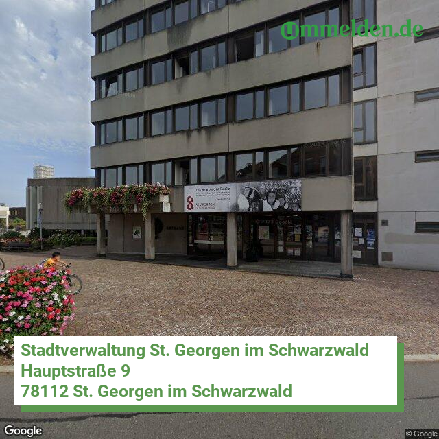 083260052052 streetview amt St. Georgen im Schwarzwald Stadt