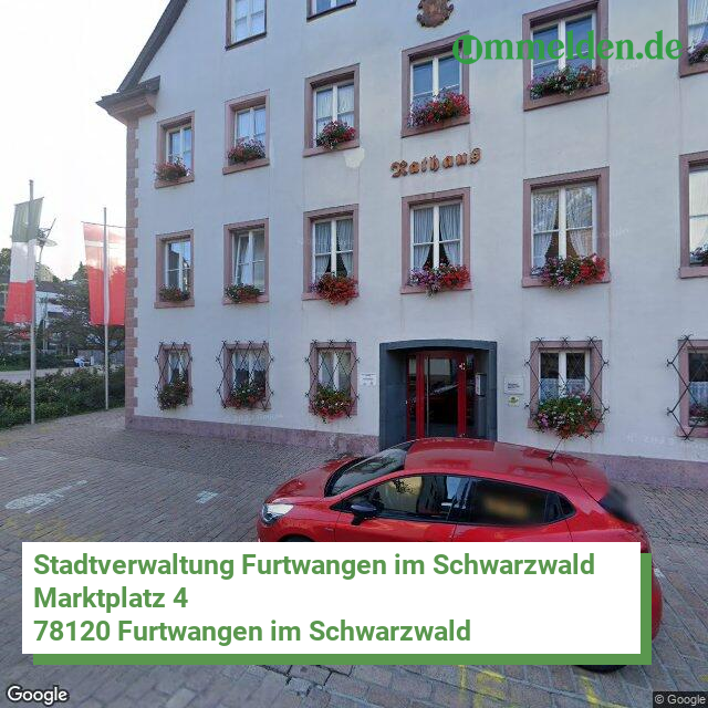 083265002017 streetview amt Furtwangen im Schwarzwald Stadt