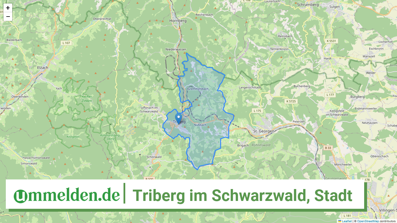 083265003060 Triberg im Schwarzwald Stadt