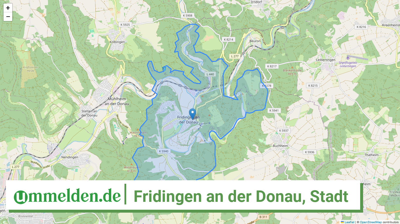 083275001016 Fridingen an der Donau Stadt