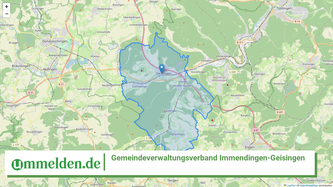 083275003 Gemeindeverwaltungsverband Immendingen Geisingen