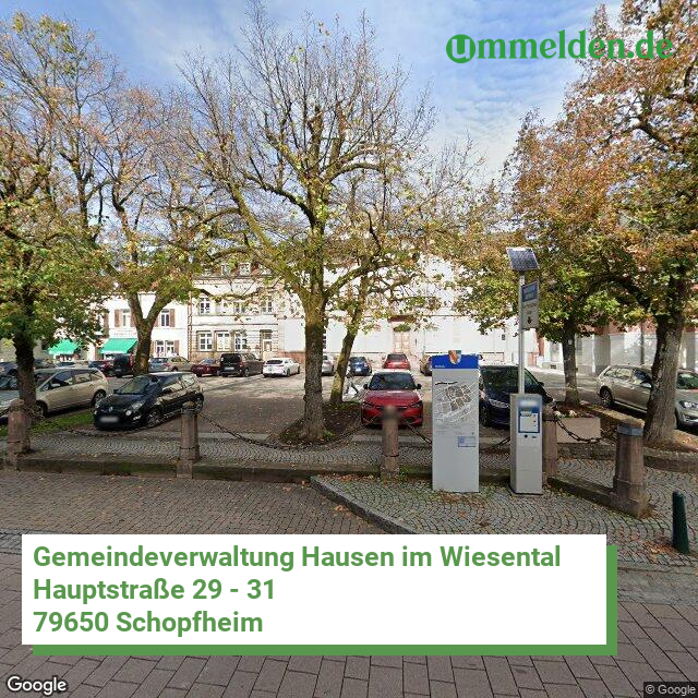 083365007036 streetview amt Hausen im Wiesental