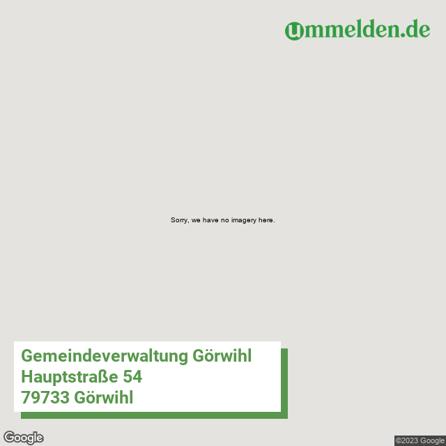 083370038038 streetview amt Goerwihl