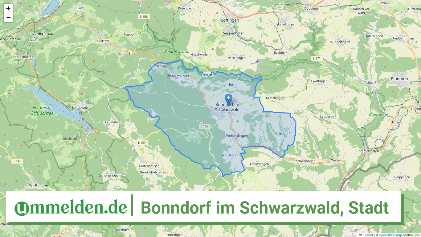 083375001022 Bonndorf im Schwarzwald Stadt