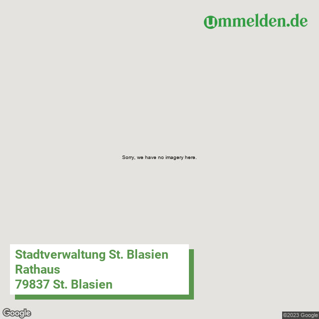083375006097 streetview amt St. Blasien Stadt