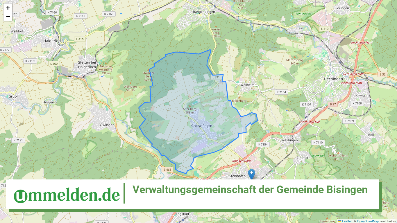 084175003 Verwaltungsgemeinschaft der Gemeinde Bisingen