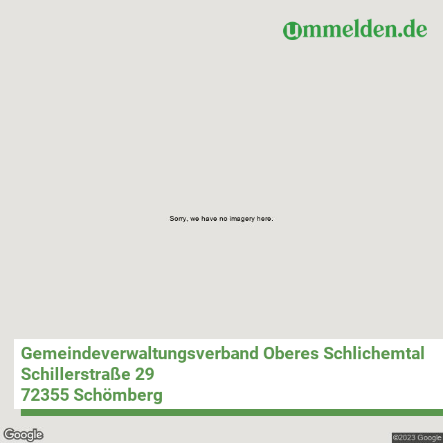 084175006 streetview amt Gemeindeverwaltungsverband Oberes Schlichemtal