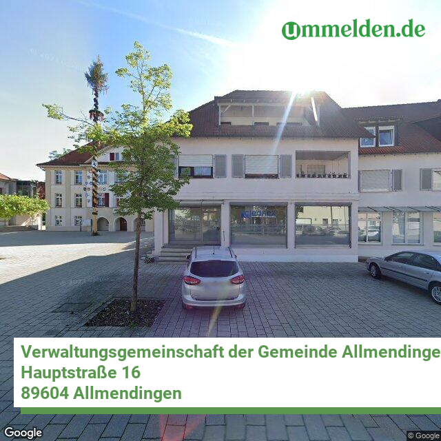 084255001 streetview amt Verwaltungsgemeinschaft der Gemeinde Allmendingen