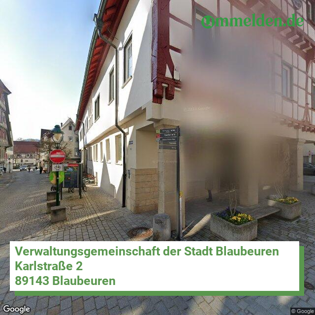 084255002 streetview amt Verwaltungsgemeinschaft der Stadt Blaubeuren