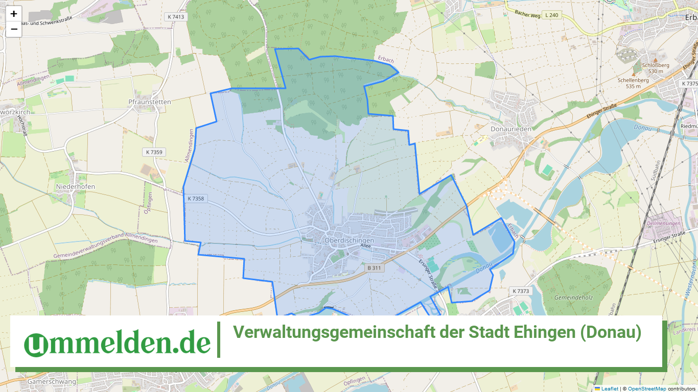 084255005 Verwaltungsgemeinschaft der Stadt Ehingen Donau