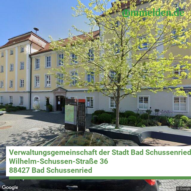 084265002 streetview amt Verwaltungsgemeinschaft der Stadt Bad Schussenried