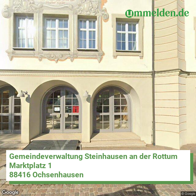 084265006113 streetview amt Steinhausen an der Rottum