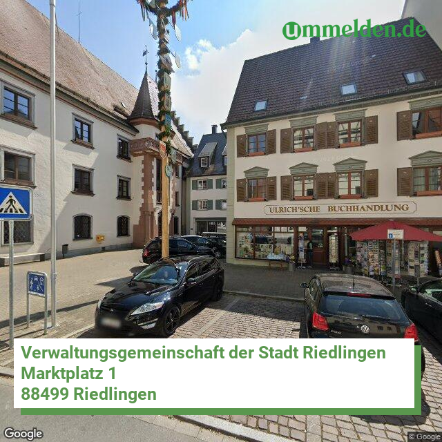 084265007 streetview amt Verwaltungsgemeinschaft der Stadt Riedlingen