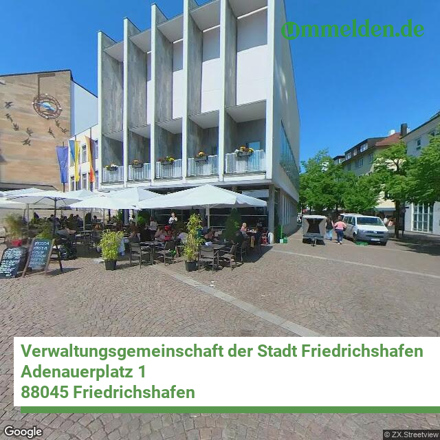 084355002 streetview amt Verwaltungsgemeinschaft der Stadt Friedrichshafen