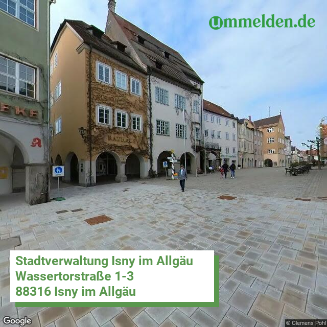 084360049049 streetview amt Isny im Allgaeu Stadt