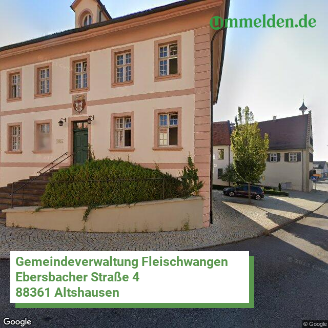 084365001032 streetview amt Fleischwangen