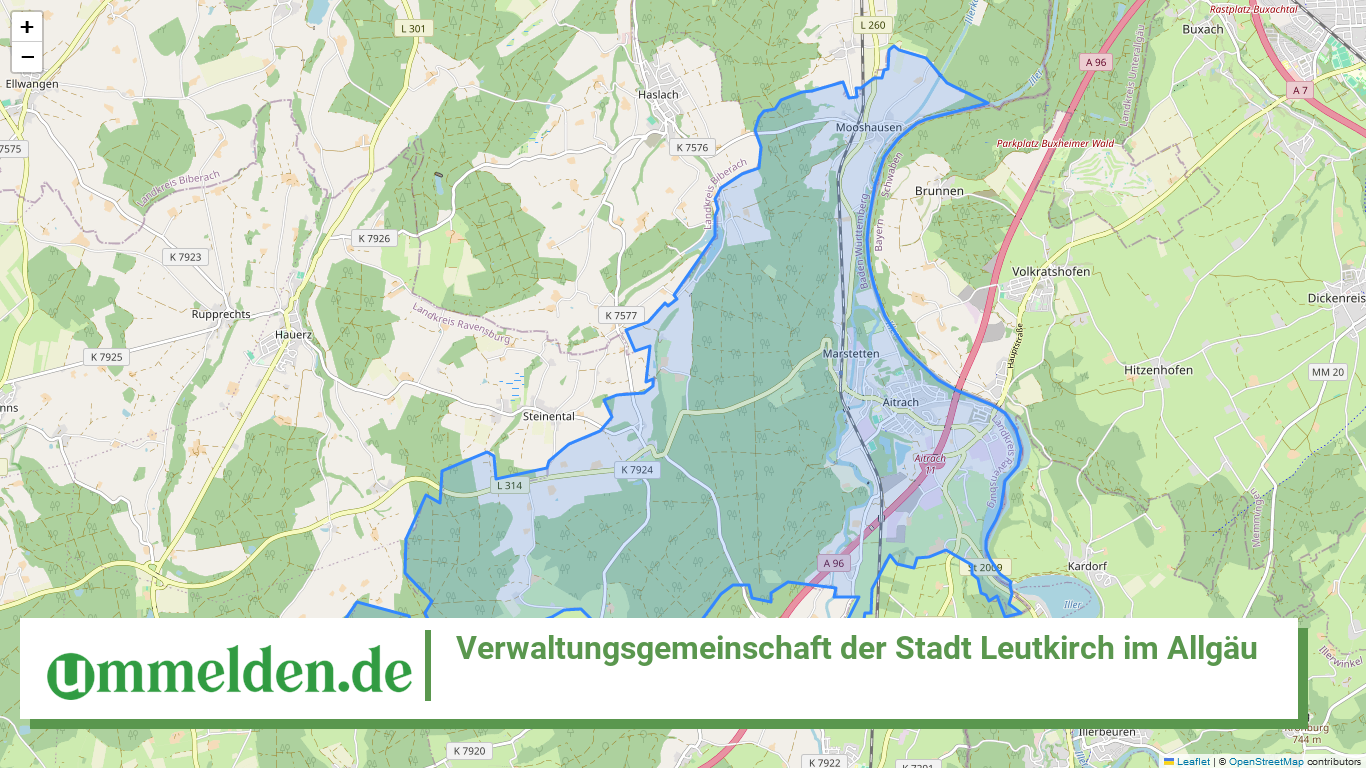084365004 Verwaltungsgemeinschaft der Stadt Leutkirch im Allgaeu