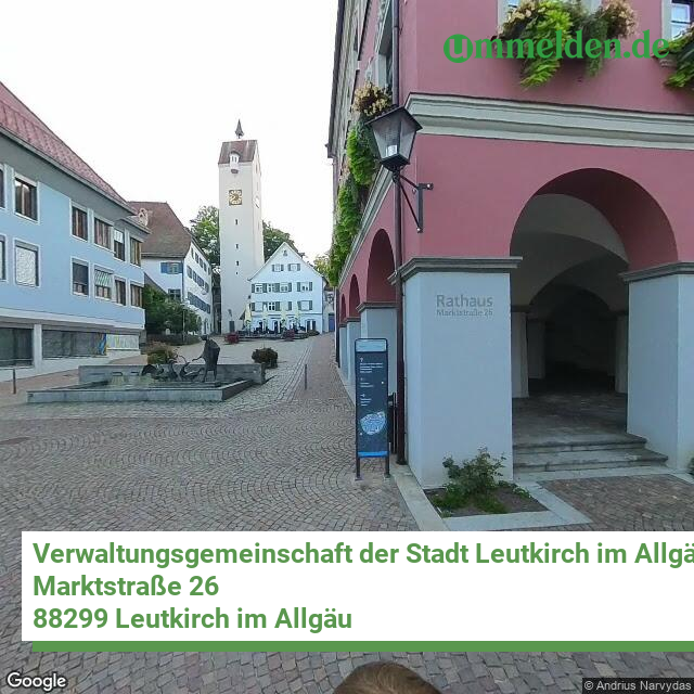 084365004 streetview amt Verwaltungsgemeinschaft der Stadt Leutkirch im Allgaeu