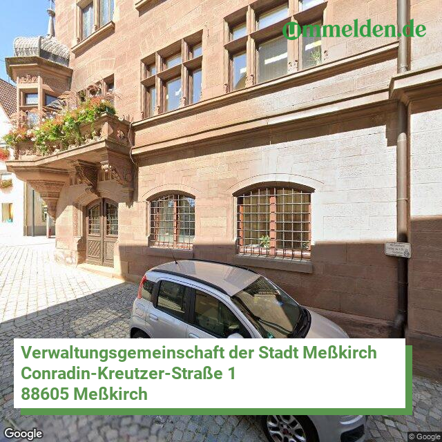 084375003 streetview amt Verwaltungsgemeinschaft der Stadt Messkirch