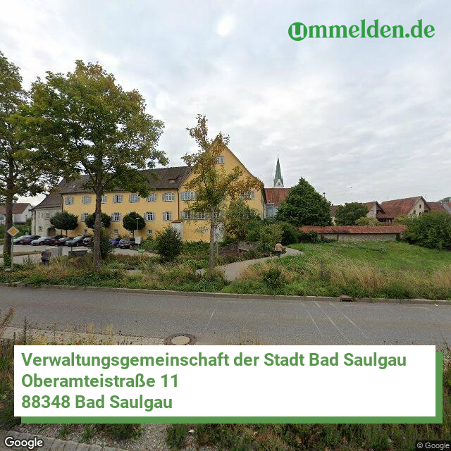 084375005 streetview amt Verwaltungsgemeinschaft der Stadt Bad Saulgau