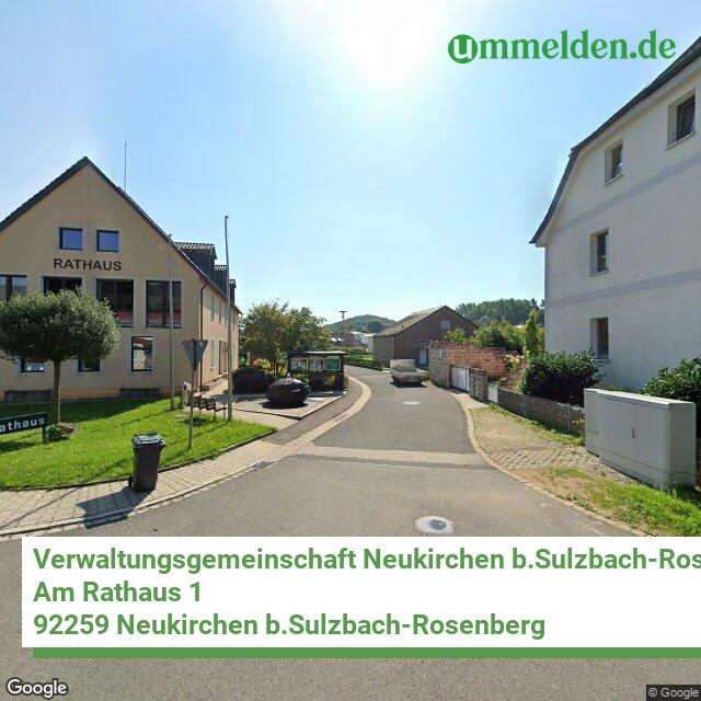 093715303 streetview amt Verwaltungsgemeinschaft Neukirchen b.Sulzbach Rosenberg