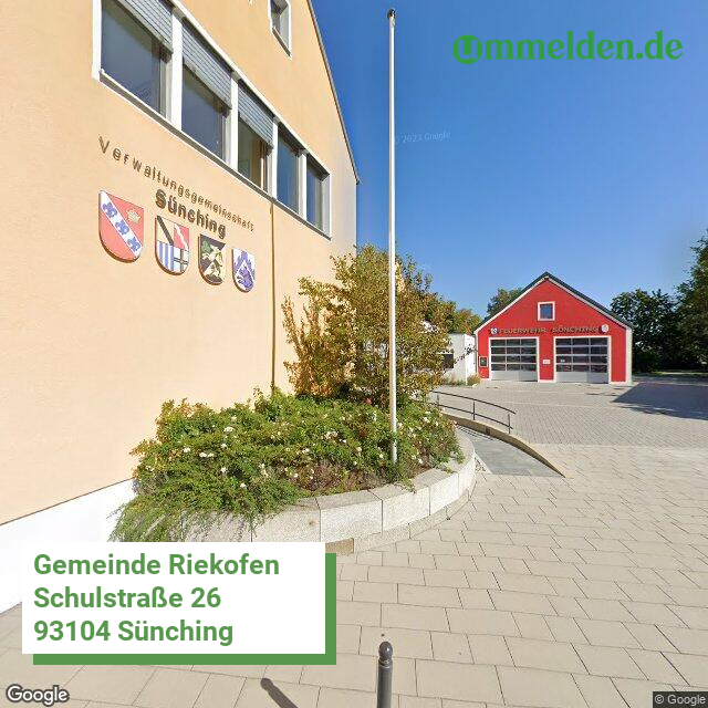 093755338191 streetview amt Riekofen