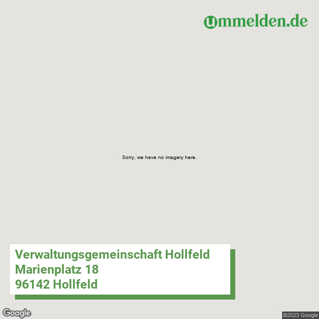 094725412 streetview amt Verwaltungsgemeinschaft Hollfeld