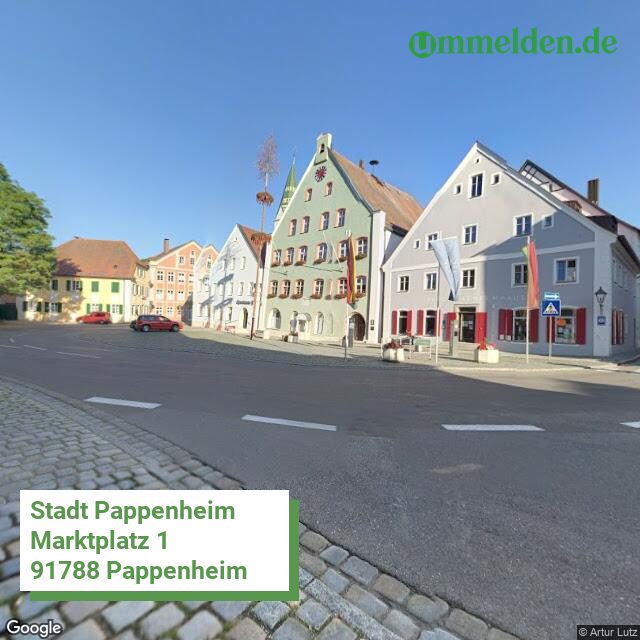 095770158158 streetview amt Pappenheim St
