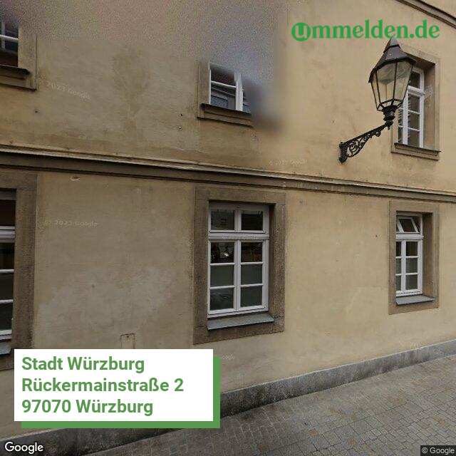 09663 streetview amt Wuerzburg