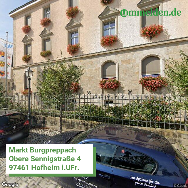 096745612121 streetview amt Burgpreppach M