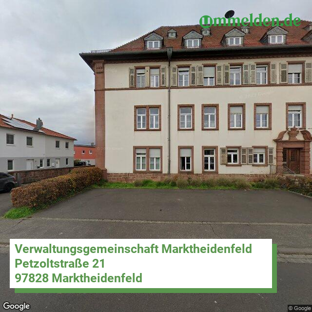 096775621 streetview amt Verwaltungsgemeinschaft Marktheidenfeld