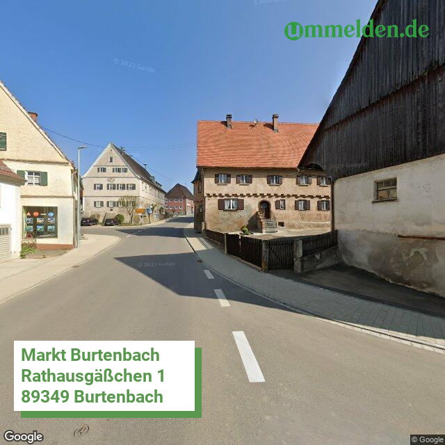 097740122122 streetview amt Burtenbach M