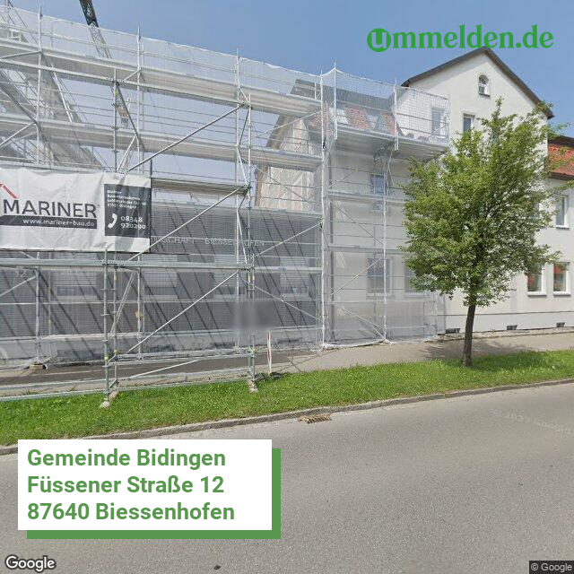 097775752118 streetview amt Bidingen