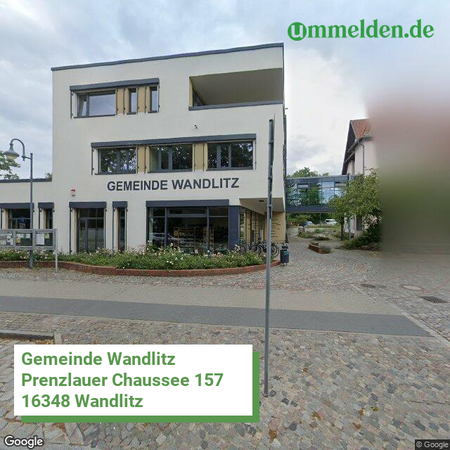 120600269269 streetview amt Wandlitz