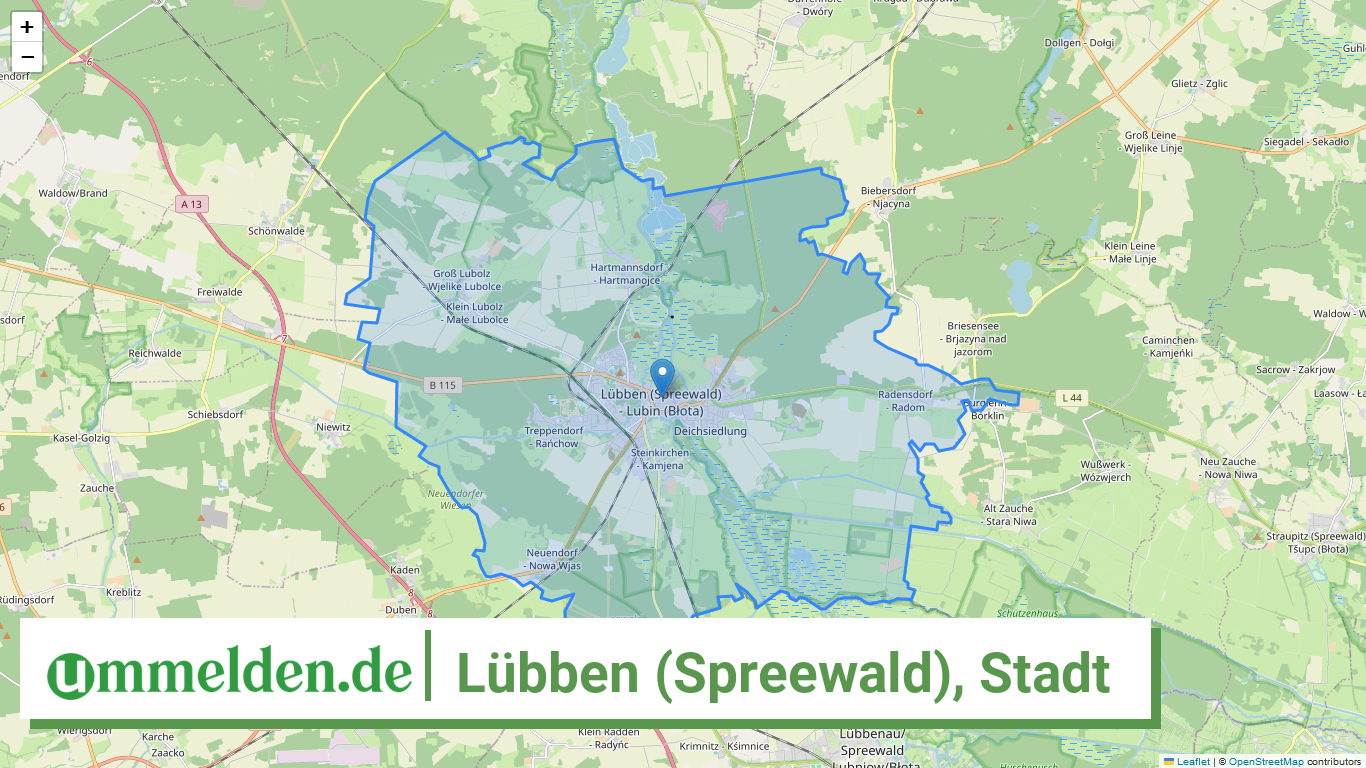 120610316316 Luebben Spreewald Stadt