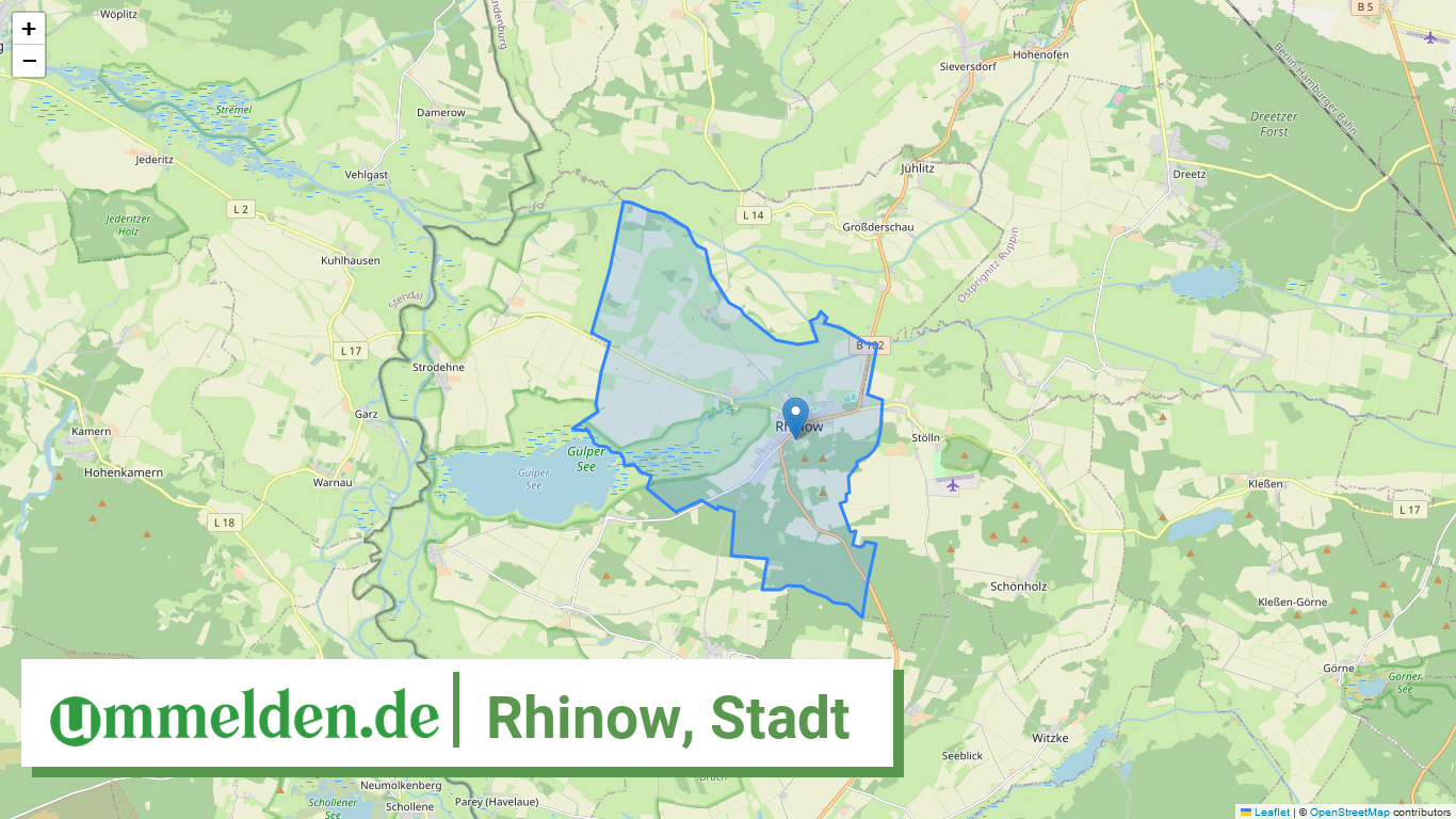 120635309260 Rhinow Stadt