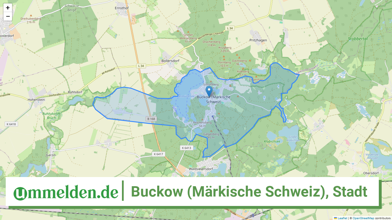 120645408084 Buckow Maerkische Schweiz Stadt