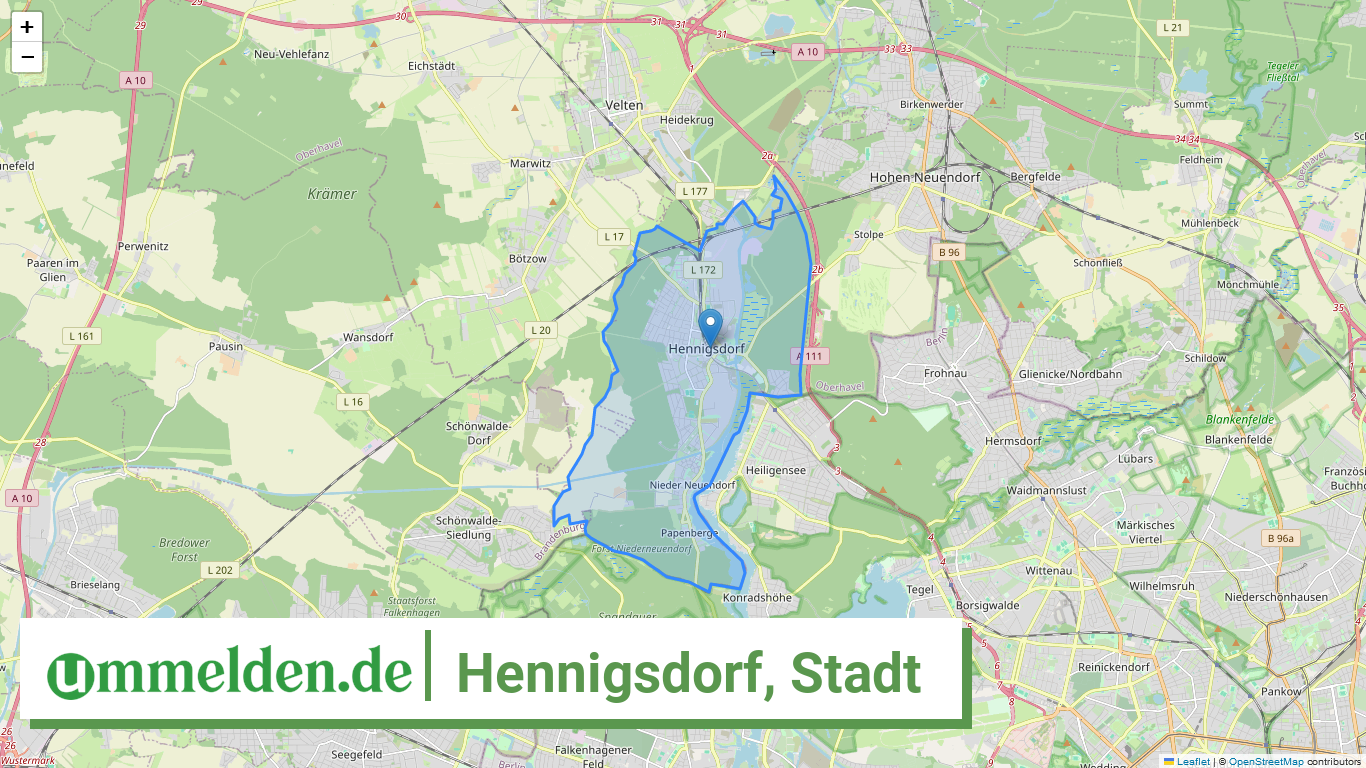 120650136136 Hennigsdorf Stadt