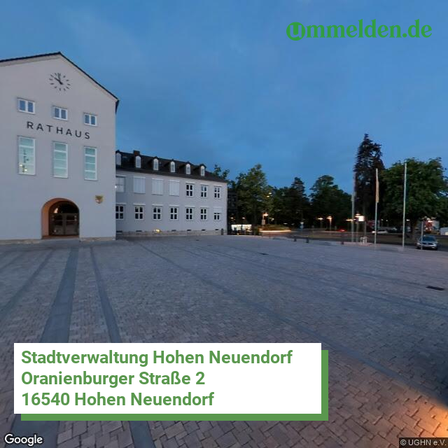 120650144144 streetview amt Hohen Neuendorf Stadt