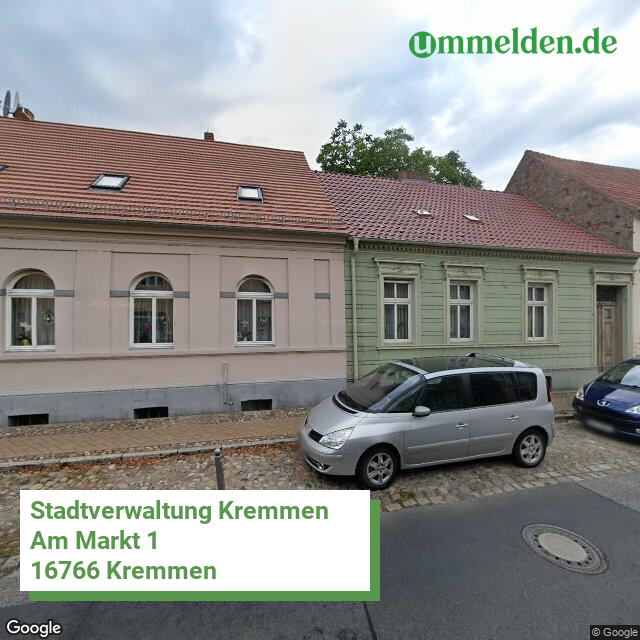 120650165165 streetview amt Kremmen Stadt