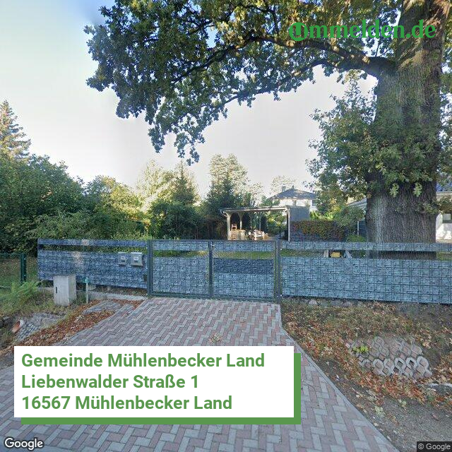 120650225225 streetview amt Muehlenbecker Land