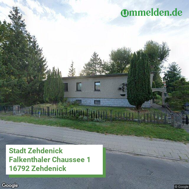 120650356356 streetview amt Zehdenick Stadt