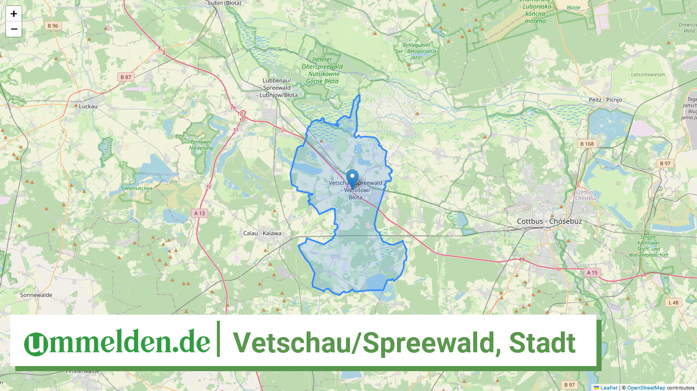 120660320320 Vetschau Spreewald Stadt