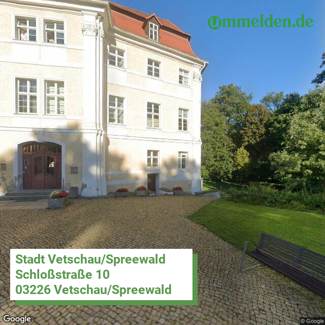 120660320320 streetview amt Vetschau Spreewald Stadt