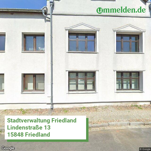 120670137137 streetview amt Friedland Stadt