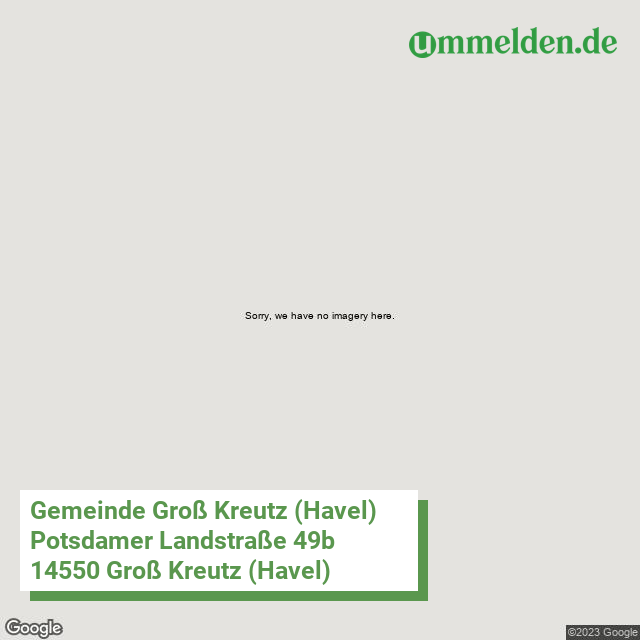 120690249249 streetview amt Gross Kreutz Havel