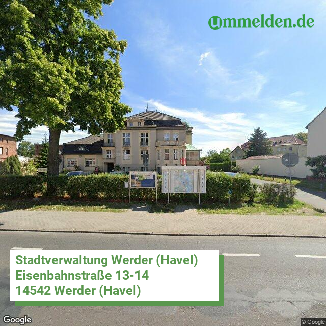 120690656656 streetview amt Werder Havel Stadt