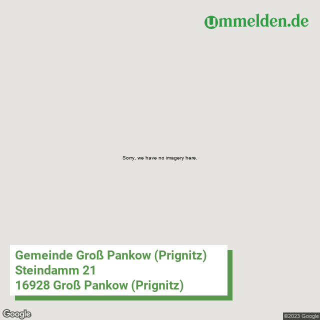 120700125125 streetview amt Gross Pankow Prignitz