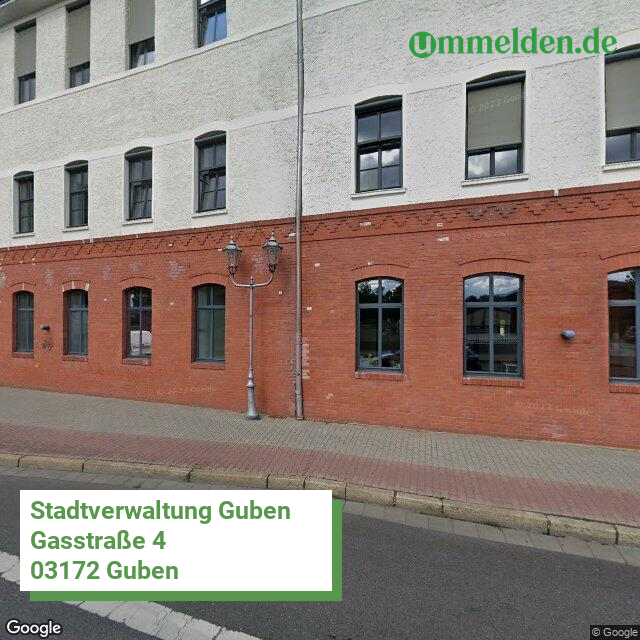 120710160160 streetview amt Guben Stadt